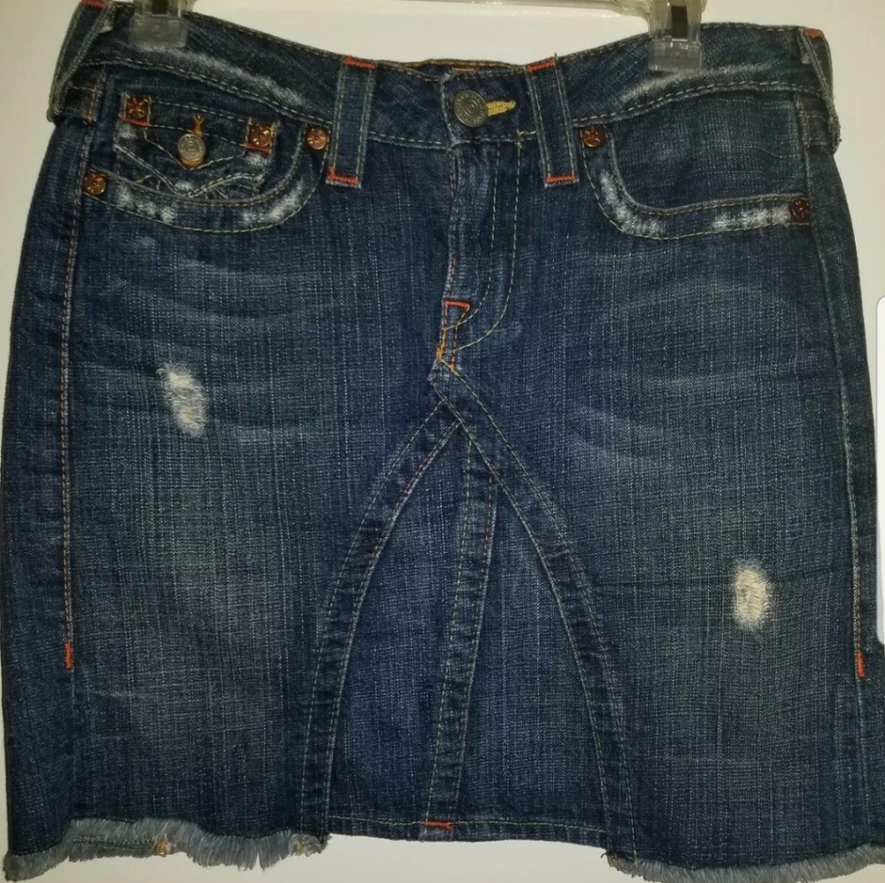 Ladies True Religion Mini Skirt $15